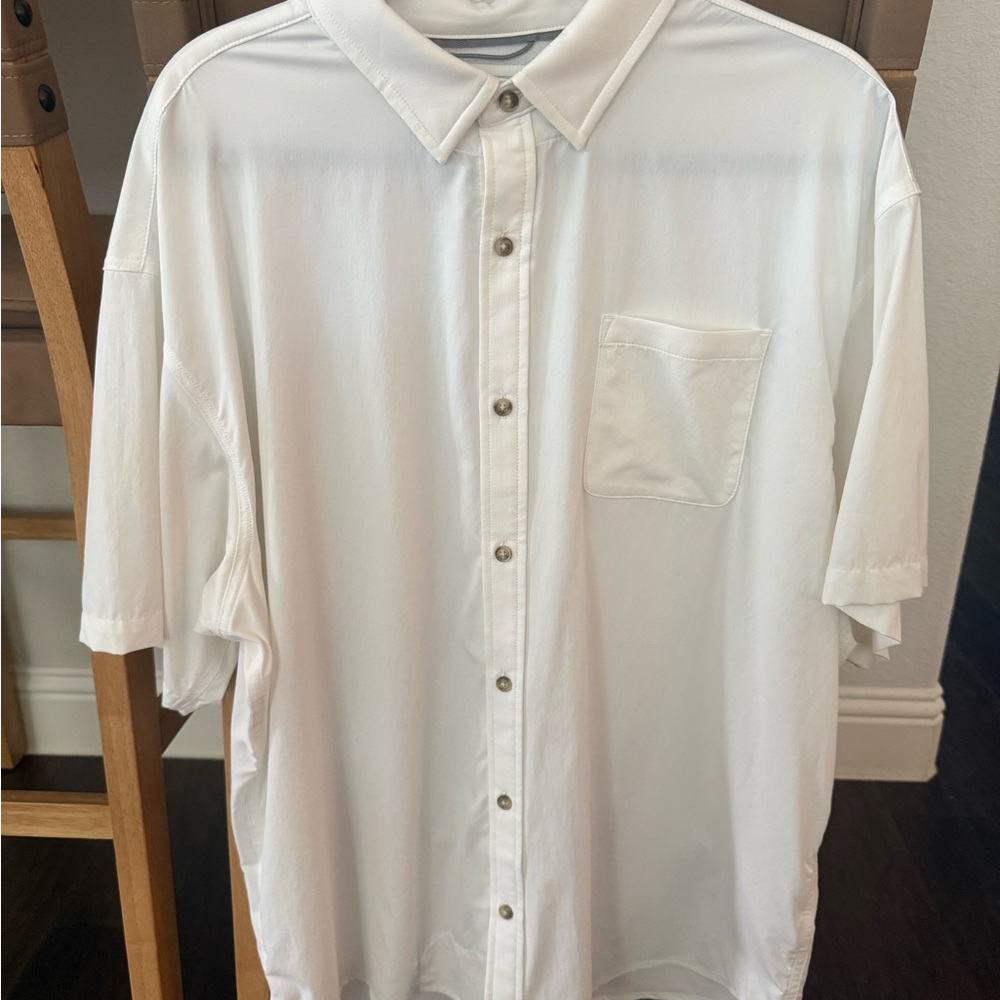Poncho short sleeve button down never worn